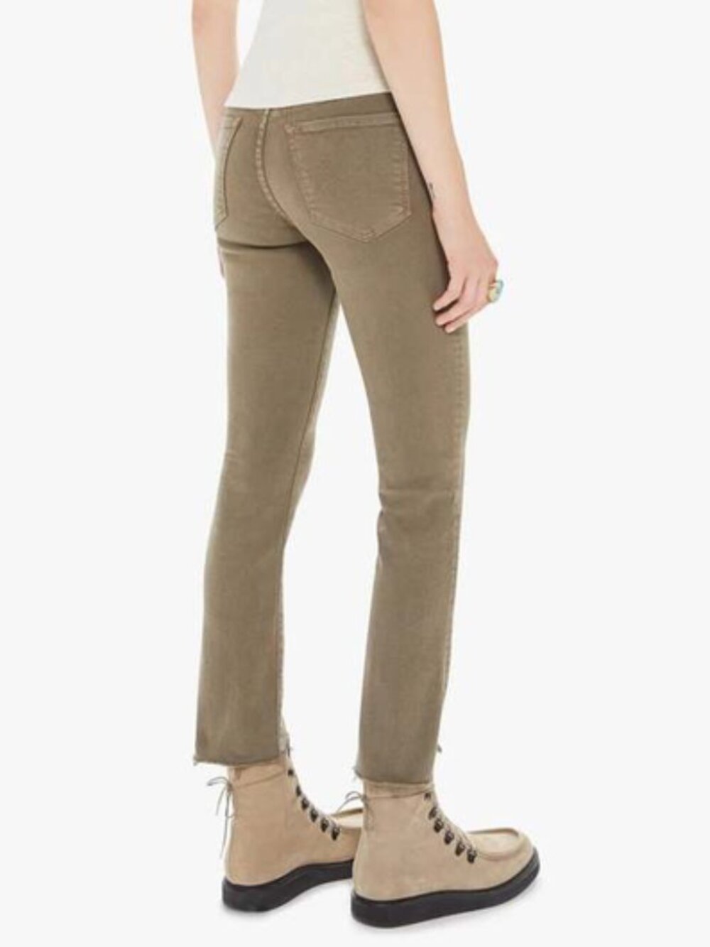 MOTHER High Waisted Rascal Ankle Step Fray - Picture 4 of 11
